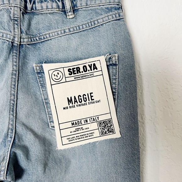 SER.O.YA Maggie Mid Rise Vintage Straight Jeans - Picture 5 of 8